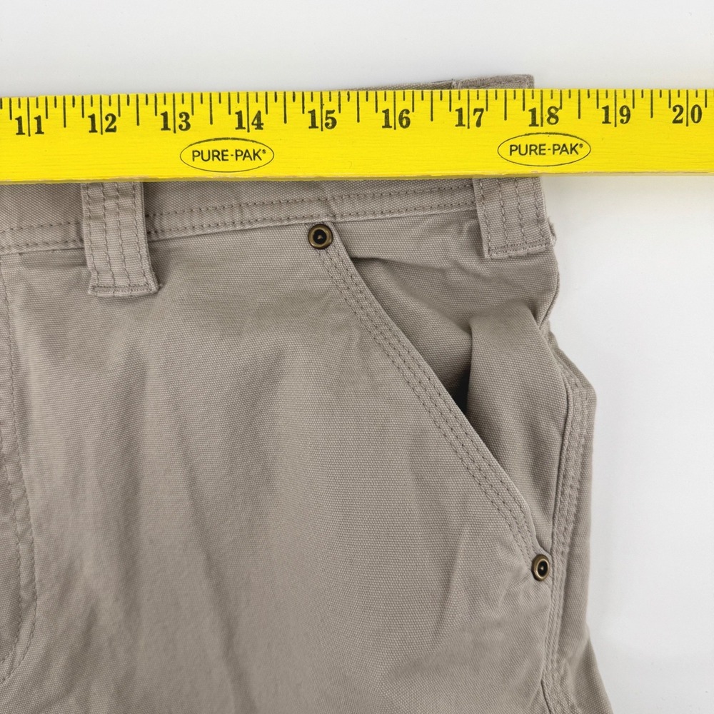 Coleman Rugged Canvas Utility Work Outdoor Pants 36x29 Khaki‎ Tan Straight Leg - Picture 5 of 7